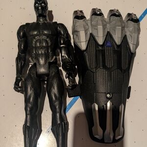 Black Panther Action Figure and Glove Set